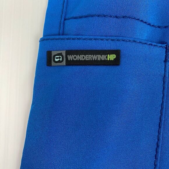 NWT WonderWink Wonderwork 5212 UnisexAdult Drawstring Cargo Scrub Pants Blue XXS - Picture 9 of 16